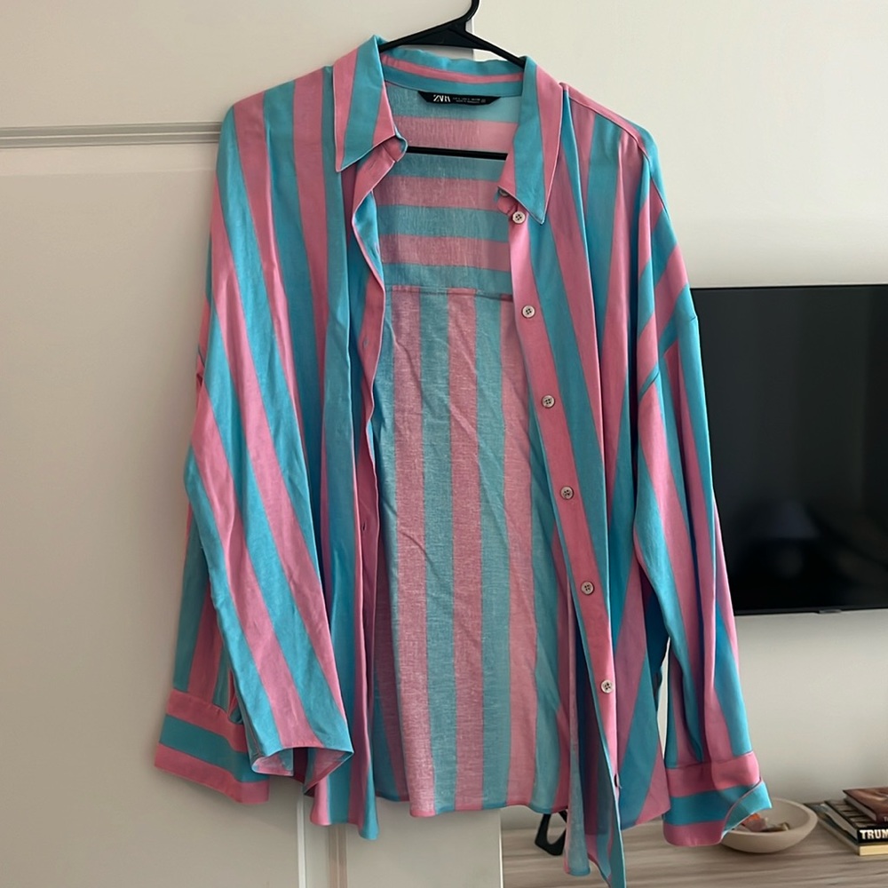 Striped Zara Top - Never Worn